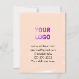 シンプルロゴミニマル/デザインをここに追加文字pos ポストカード