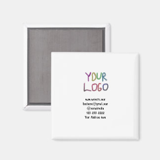 シンプルロゴミニマル/デザインをここに追加文字pos マグネット