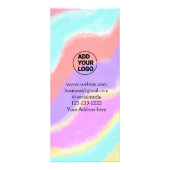 シンプルロゴミニマル/デザインをここに追加文字pos ラックカード (正面)