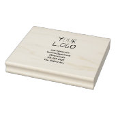 シンプルロゴミニマル/デザインをここに追加文字pos ラバースタンプ (スタンプ)