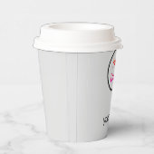 シンプルロゴモダン紙カップの追加 紙コップ (右)