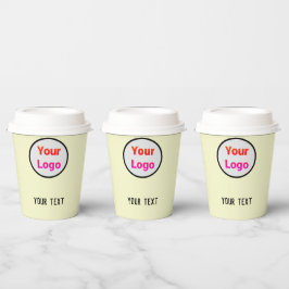 シンプルロゴモダン紙カップの追加 紙コップ