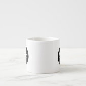 シンプルロゴ事業ブランディングのプロモーション エスプレッソカップ (正面)