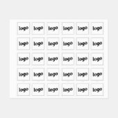 シンプルロゴ事業ブランディング ラベル (シート)