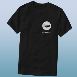 シンプルロゴ名またはテキストビジネスTシャツ Tシャツ
