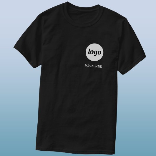 シンプルロゴ名またはテキストビジネスTシャツ Tシャツ