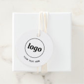 シンプルロゴ文字とQRコードのビジネス価格ラベル フェイバータグ (インサイチュ)