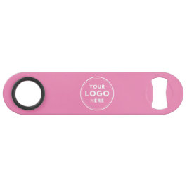 シンプルロゴ文字QRコードピンク スピード栓抜き