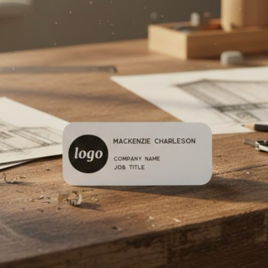 シンプルロゴ最小主義 名札