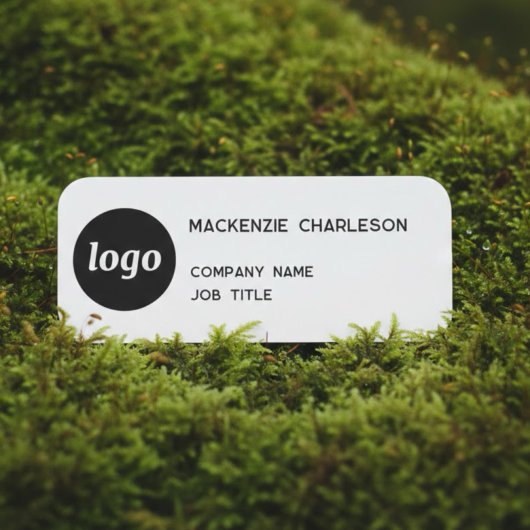 シンプルロゴ最小主義 名札