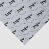 シンプルロゴ業務模様パウダーブルー 薄葉紙 (詳細)