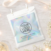 シンプルロゴ虹彩色プロモーションカスタム フェイバーバッグ (クリップ留めされた状態)