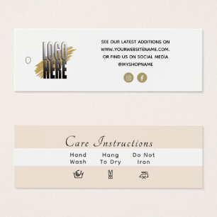 シンプルロゴ衣類洗濯洗濯気にラベル