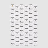 シンプルロゴ・パターンのビジネス・プロモーション ゴルフタオル (正面)