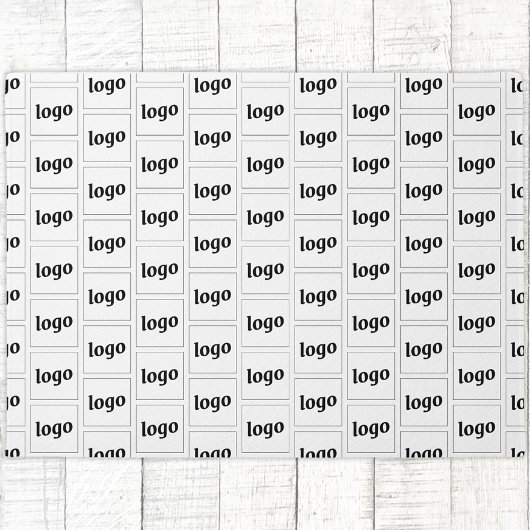 シンプルロゴ・パターンのビジネス・プロモーション ドアマット