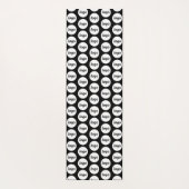 シンプルロゴ・パターンのビジネス・プロモーション ヨガマット (裏面)