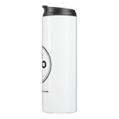 シンプルロゴ・ビジネスのプロモーション タンブラー (回転右)