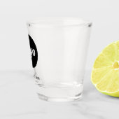 シンプルロゴ・文字事業 ショットグラス (右)