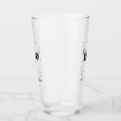 シンプルロゴ・文字事業 タンブラーグラス (左)