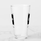 シンプルロゴ・文字事業 タンブラーグラス (左)