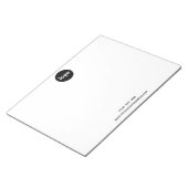 シンプルロゴ・文字事業 ノートパッド (アングル)