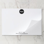 シンプルロゴ・文字事業 ペーパーパッド (折り畳み)