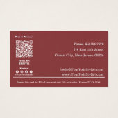 シンプルロゴQRコードリボン$10ギフト券カード (裏面)