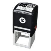 シンプルロゴQRコード会社差出人住所 セルフインキングスタンプ (商品)