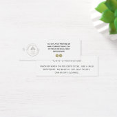 シンプルロゴSM白衣ラベル (デスク)