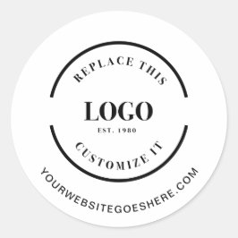 シンプルロゴWebサイシンプルト製品 ラウンドシール