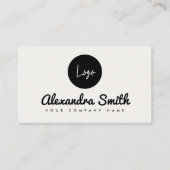 シンプルロパーソナライズされたゴ名刺 名刺 (正面)