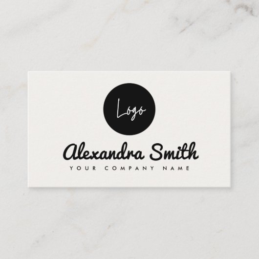 シンプルロパーソナライズされたゴ名刺 名刺 (正面)