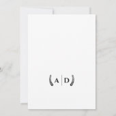 シンプルロマンス映画結婚ポスター 招待状 (裏面)