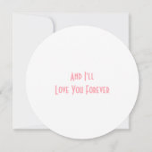 シンプルロマンチックビーマイバレンタイン (裏面)