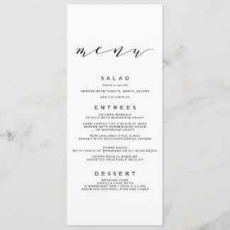 シンプルロマ結婚ンス書のメニュー メニュー