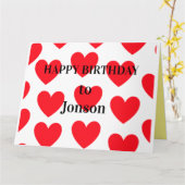 シンプルロミニマルゴ文字名の追加 カード (黄色い花)