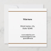 シンプルロミニマルゴ文字名の追加 カード (裏面)