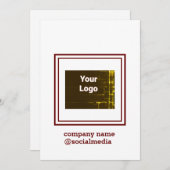 シンプルロミニマルゴ文字名の追加 シーズンカード (正面/裏面)