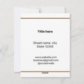 シンプルロミニマルゴ文字名の追加 シーズンカード (裏面)