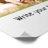 シンプルロミニマルゴ文字名の追加 ポスター (角)