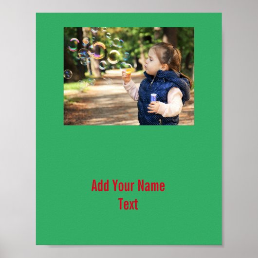 シンプルロミニマルゴ文字名の追加 ポスター (正面)