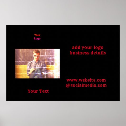 シンプルロミニマルゴ文字名の追加 ポスター (正面)