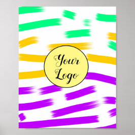 シンプルロミニマルゴ文字名の追加 ポスター