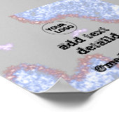 シンプルロミニマルゴ文字名の追加 ポスター (角)