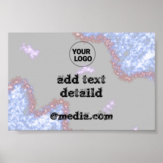 シンプルロミニマルゴ文字名の追加 ポスター (正面)