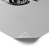 シンプルロミニマルゴ文字名の追加 ポスター (角)