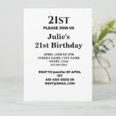 シンプルロミニマルゴ文字名の追加 招待状 (スタンド正面)