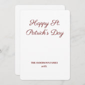 シンプルロミニマルゴ文字名の追加 案内状 (正面/裏面)