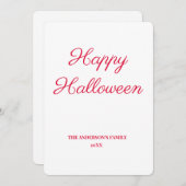 シンプルロミニマルゴ文字名の追加 案内状 (正面/裏面)