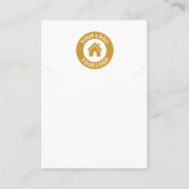 シンプルロモダンゴネックレスブレスレットディスプレイカード 名刺 (正面)